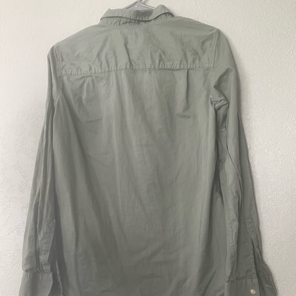 Gap Light Green Button Down Top - image 3